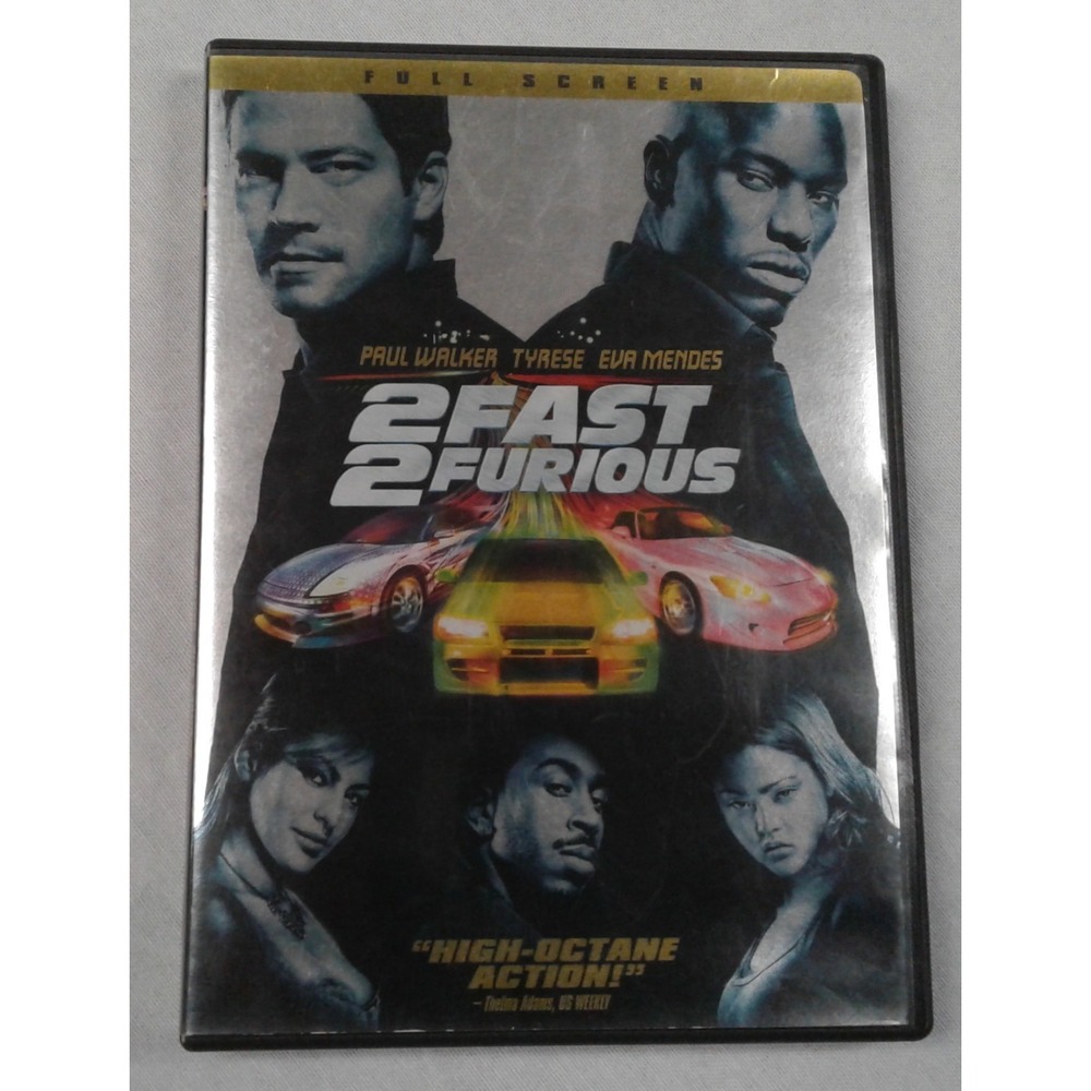 2 Fast 2 Furious (DVD, 2003, Full Screen)